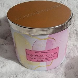 Watermelon Lemonade Bath And Body Works 3 Wick Candle